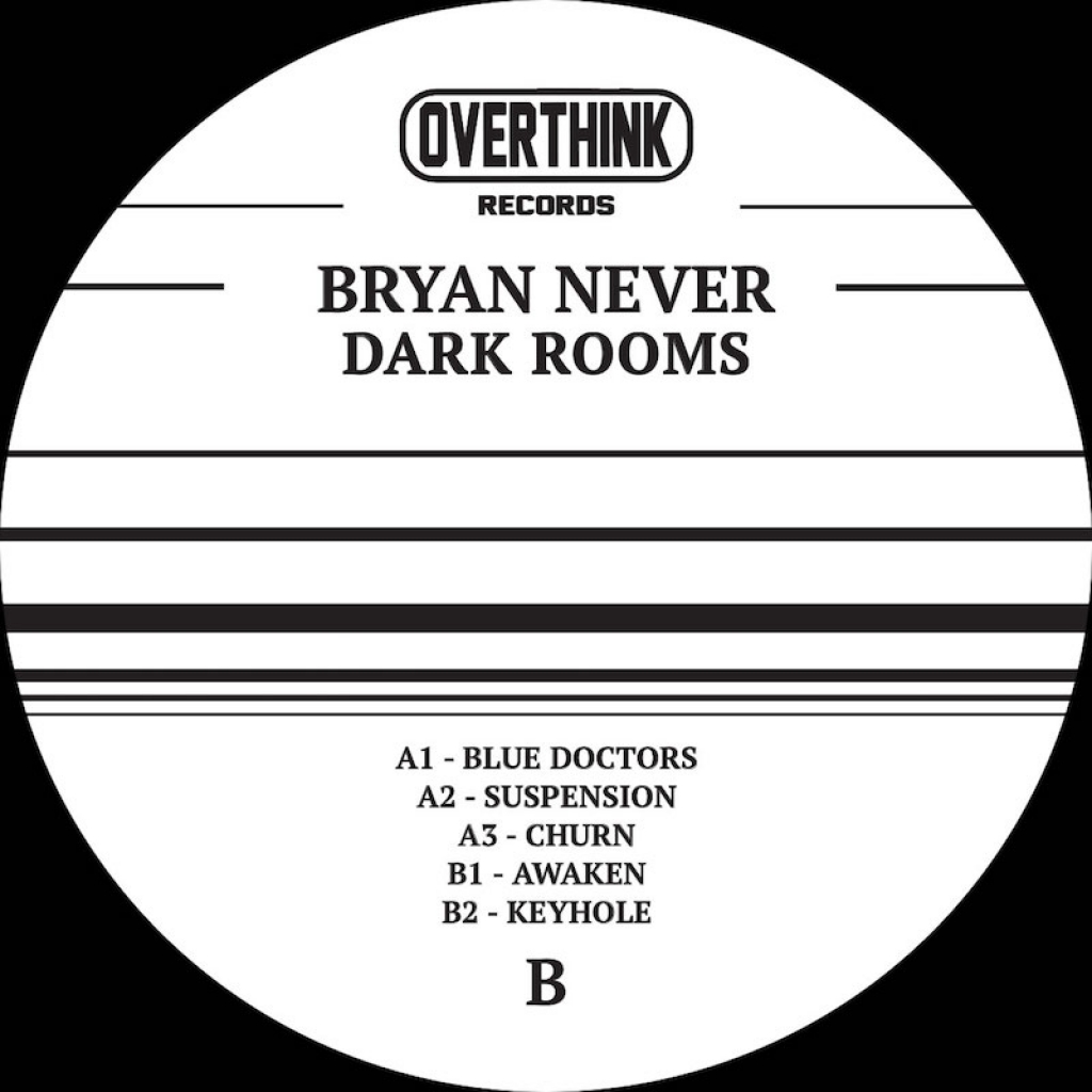 ( OTHRP 001 ) BRYAN NEVER - Dark Rooms ( 12" ) 1997 Reissue - Overthink